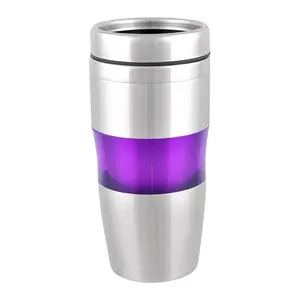 Schlussverkauf 450 ml/16 Unzen Doppelwand-Edelstahl-Reisebecher Tasse für Auto umweltfreundlich BPA-frei zum Trinken