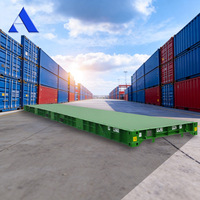 Plateforme de conteneur maritime de 20 pieds certifiée BV ou CSC avec plancher en bois à vendre à Tianjin à bas prix