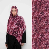 Hijab musulman personnalisé Qiuyan 2025 – Tendance du moment, en satin modal respirant et léger, long châle modeste spécial Ramadan
