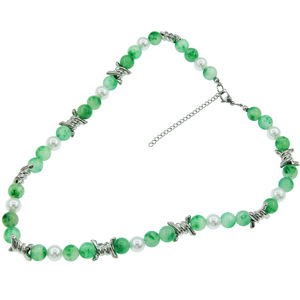 Collar de Perlas de Cristal con Espaciadores, Collar de Moda Tanjing, Collar Lijing - Product Image 5