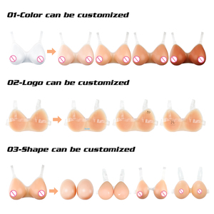 Formes de poitrine artificielles en silicone BTN pour travesti transexuelle glisser reine mascarade Halloween jouets faux seins - Product Image 5