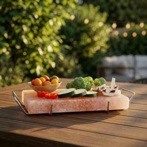 Venta al por mayor 2026 Losa de sal del Himalaya refinada de grado premium, forma redonda, para parrilla de barbacoa y técnica de tallado - Product Image 1