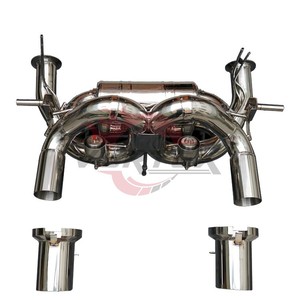 Échappement arrière à soupapes en acier inoxydable Vortex pour Lamborghini Aventador SVJ 6.5L V12 2018-2023 Son agressif télécommandé - Product Image 3