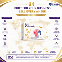Glucosamine 500mg Chondroïtine 110mg Complément Articulaire Calcium Magnésium Vitamine D C Silice de Bambou Non-OGM OEM