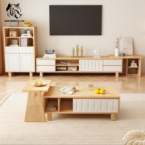 Table basse en bois, design moderne, fabriquée en Chine, prix bas, sur mesure, grand stock disponible, prête à être expédiée, meubles de salon. - Product Image 5