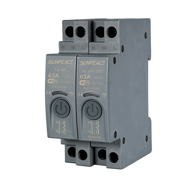 TUYA 1-63A Smart MCB Mini Circuit Breaker WiFi Relay Switch with Remote Control Metering for Smart Home Use