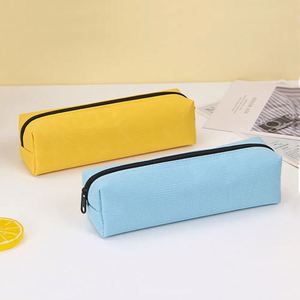 Sac de rangement en toile imperméable avec fermeture éclair pour fournitures de bureau, accessoires de voyage et cosmétiques, étui à stylos - Product Image 3