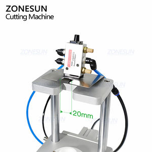 Máquina Cortadora de Tubos de Plástico en Forma de V ZONESUN ZS-JG300V, Semiautomática, Neumática, de Escritorio, para Bombas de Perfume y Lociones - Product Image 3