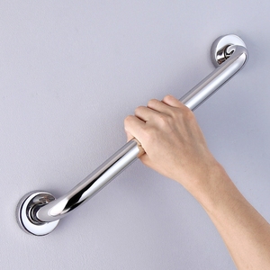 Shower Angled <b>Grab</b> <b>Bar</b> 17.3-inch Bathroom Safety Handle Bathtub Arm Safe-Grip <b>Bar</b> Wall-Mounted 304 Stainless Steel Anti-Slip <b>Bar</b> - Product Image 6
