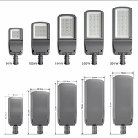 Lampe de route LED extérieure étanche à économie d'énergie 100W 150W 200W 300W, angle réglable, boîtier en aluminium IP65, garantie 3 ans