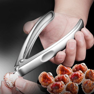 Stainless Steel Clam Opener 430 Grade Kitchen Shell Opening Tool For Seafood Preparation - Product Image 1