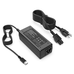 อะแดปเตอร์สำหรับเปลี่ยนแล็ปท็อป USB-C <span class=keywords><strong>65W</strong></span> AC สำหรับ HP Lenovo Thinkpad <span class=keywords><strong>Dell</strong></span> XPS Acer Asus สายอะแดปเตอร์จ่ายไฟแล็ปท็อป - Product Image 1