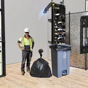 ถุงขยะครัวแบบมีเชือกผูก XC-BIO สำหรับงานหนัก ย่อยสลายได้ 100% ผลิตจาก PLA+PBAT หนา 0.5 มิล พร้อมพิมพ์ลายสกรีน - Product Image 3