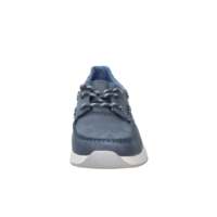 Chaussures de marche rembourrées à lacets pour hommes Lumberjack, tige synthétique, bleu, taille 41, talon 3 cm