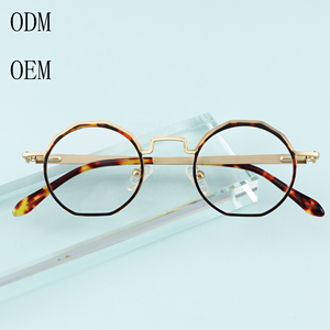 Fabriek Direct Schattige Vintage Roestvrij Full <span class=keywords><strong>Frame</strong></span> Unisex Leesbril Print Patroon Diamant Gezicht Vorm Blauw Licht Bescherming - Product Image 2