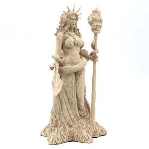 Hy Lạp Nữ Thần trắng phù thủy phù thủy hecate bức tượng hekate necromancy thần ma thuật mạnh mẽ ngoại giáo phù thủy tượng - Product Image 1