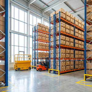 Estanterías de Acero de Estructura Industrial Ajustables para Almacén Sistemas de Racks para Pallets de Alta Resistencia Estantería Metálica de Almacenamiento - Product Image 3
