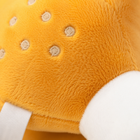 Jouet pour chien en peluche en forme de cuisse de poulet, couineur, pour le nettoyage et le nettoyage des dents, jouet interactif à mâcher pour animaux de compagnie