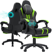 Échantillon gratuit 1 pièce couleur personnalisée Silla Gamer chaises de jeu ergonomiques gris scorpion avec repose-pieds et haut-parleurs pour le jeu