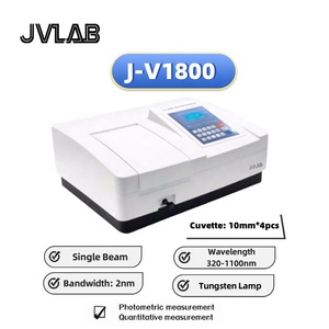Spectrophotomètre UV-Vis à Faisceau Unique 2nm Spectrophotomètre Visible JVLAB J-V1800/J-UV1800 190-1100nm Réseau 1200 Lignes/mm PC - Product Image 5