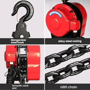 Palan électrique Machine de levage de chaîne inversée 1 <span class=keywords><strong>2</strong></span> 3 5 Capacité de 10 tonnes DHS Métal Palan électrique en gros - Product Image 6