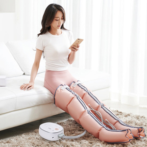 Bottes de massage des jambes à <span class=keywords><strong>compression</strong></span> d'air pour la prévention de la thrombose avec 4 chambres d'air, rechargeables et portables - Product Image 6