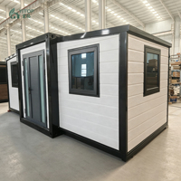 Bureau conteneur préfabriqué, maison mobile 3 chambres, maison extensible personnalisée 10ft 20ft 30ft 40ft, maisons modulaires de qualité à vendre