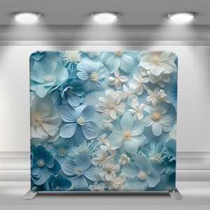 8x8ft tensão Tecido Portátil Pop up Backdrop Trade Show Display Stand Wall Banner para eventos de festa de casamento - Product Image 2