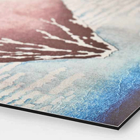 Signalisation portative de panneau d'affichage de sublimation d'impression UV numérique 2mm 3mm ACP ACM panneau Composite en aluminium un cadre pour la publicité