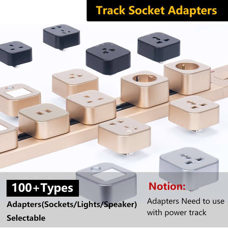 Removable Power Track Socket GSS System - Standard Grounding Tabletop ...