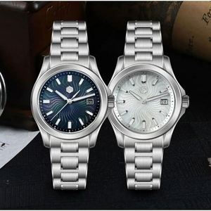 นาฬิกา San Martin รุ่นใหม่ SN0150 ขนาด 39 มม. หน้าปัด Guilloche MOP นาฬิกา Gada เครื่อง Miyota 9015 นาฬิกาอัตโนมัติหรูหรา ระบบจักรกล 10 ATM นาฬิกาข้อมือผู้ชาย - Product Image 2