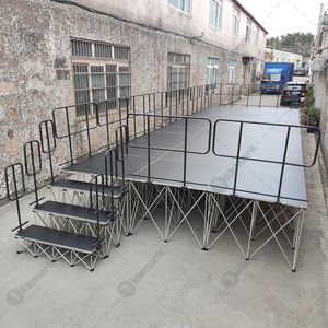 Cho intellistage Hợp kim nhôm nhanh chóng khóa gấp mở rộng W di động buổi hòa nhạc đám cưới tổ chức sự kiện di động nền tảng sân khấu - Product Image 3