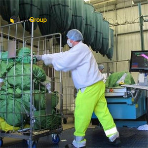 Contenedores de Lavandería de Metal Galvanizado Grandes de China, de 4 Lados y 4 Ruedas - Product Image 5