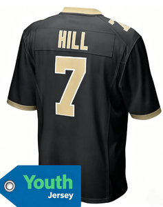 Großhandel Hochwertige Jugendtrikots 7 #   Hügel 41 #   Kamara 12 #    Olave Bestickte American Football Trikots Individualisierbare Trikots - Product Image 3