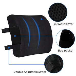 Cuscino <span class=keywords><strong>di</strong></span> seduta in Memory Foam <span class=keywords><strong>per</strong></span> sedia da ufficio allevia i cuscini lombari e i cuscini dei sedili - Product Image 2