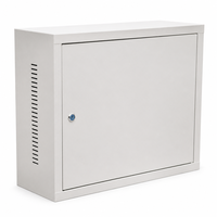 Armoire de serveur 2U murale en acier laminé à froid ventilée 19 pouces, couleur personnalisée ODM