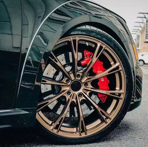 Maining Jantes en aluminium forgé <span class=keywords><strong>noir</strong></span> brillant à rayons multiples pour <span class=keywords><strong>Audi</strong></span> <span class=keywords><strong>Q8</strong></span>/SQ8 4M ABT GR22 Aftermarket 5x112 22x10J - Product Image 6