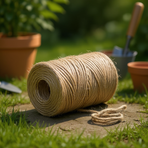 Ficelle de jute 1 mm 328 pieds pour le jardinage et l'artisanat, décoration intérieure - Product Image 2