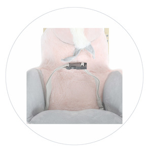 2025 meilleur choix enfants en peluche licorne Animal <span class=keywords><strong>roues</strong></span> à bascule marche jouet équitation chaise à bascule pour bébé - Product Image 6