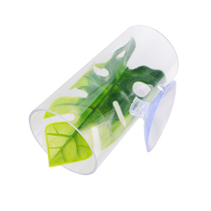 Aquarium <span class=keywords><strong>Betta</strong></span>-Fisch Acryl-Röhre Kleiner Tunnel mit Ruheblatt Aquarium-Deko Hohldesign für Bessere Beobachtung von <span class=keywords><strong>Betta</strong></span>-Fischen - Product Image 1