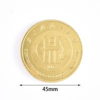 Monedas Antiguas de Metal Chapadas en Oro Personalizadas de Fábrica, Monedas Antiguas Vintage de 45 mm, Venta al por Mayor, Impresión Personalizada