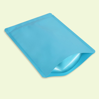 Sac en plastique imprimé noir mat, pochette debout, emballage en papier d'aluminium, sac à fermeture éclair, sacs alimentaires de stockage en Mylar