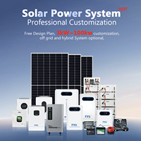 Système solaire hors réseau de 3 kW, 5 kW, 6 kW, 10 kW, 12 kW, 15 kW, 16 kW, 20 kW, 24 kW, 30 kW, 35 kW, 50 kW pour hôtel, complexe hôtelier, maison d'hôtes