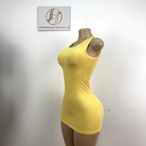 <span class=keywords><strong>Abito</strong></span> Estivo da Donna 2026 Senza Maniche, Stile Sportivo, in <span class=keywords><strong>Cotone</strong></span> e Spandex, Aderente, Mini <span class=keywords><strong>Abito</strong></span> Casual con Vita Naturale - Product Image 2