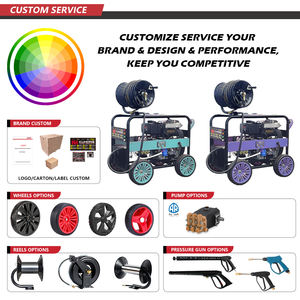 Kuhong Fournisseur direct d'usine 2500psi 2900psi Nettoyeur de canalisations <span class=keywords><strong>à</strong></span> jet d'eau pour dragage, nettoyeur de canalisations d'égout, nettoyeur <span class=keywords><strong>à</strong></span> jet d'eau pour égouts - Product Image 2