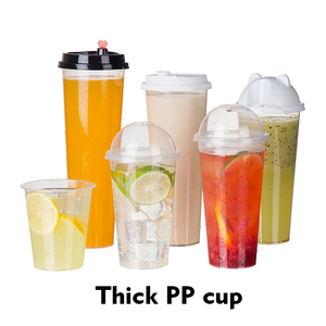 Tazas de plástico PP impresas personalizadas para taza de pintura PPS de té de leche - Product Image 2