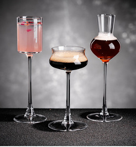 Bar <span class=keywords><strong>Extra</strong></span> Longue Tige Ultra-Mince <span class=keywords><strong>Martini</strong></span> Verre À Cocktail Clair Grande Flûte À Champagne Verres À <span class=keywords><strong>Martini</strong></span> Verre À Cocktail Pour Bar - Product Image 2