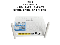 H1S-3 XPON ONU 1GE+3FE+1POTS+USB Routeur WiFi 2.4G GPON EPON FTTH ONT Terminal de Réseau Optique avec VoIP pour ISP