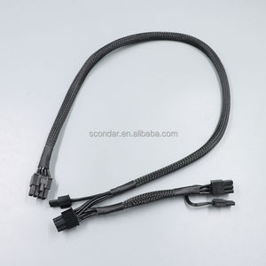 สาย PSU แบบแยกส่วน8Pin กับสายไฟ6 + 2Pin PCIe ที่เข้ากันได้กับ RMX <span class=keywords><strong>RM850X</strong></span> RM750X สาย GPU RM650X 750มม. - Product Image 1