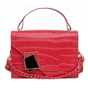 Bolsos Cuadrados Pequeños en Tendencia, Textura de Piedra, Cierres Magnéticos, Cuero PU, Bolsos Cruzados de Mano para Mujer, Elegantes y Exquisitos - Product Image 4